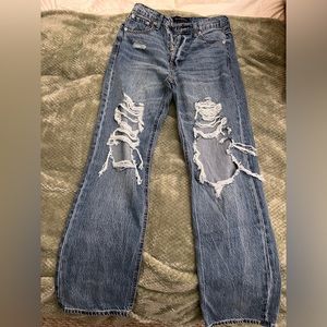 Aeropostale Baggy 90s Jeans with Rips Size 28
